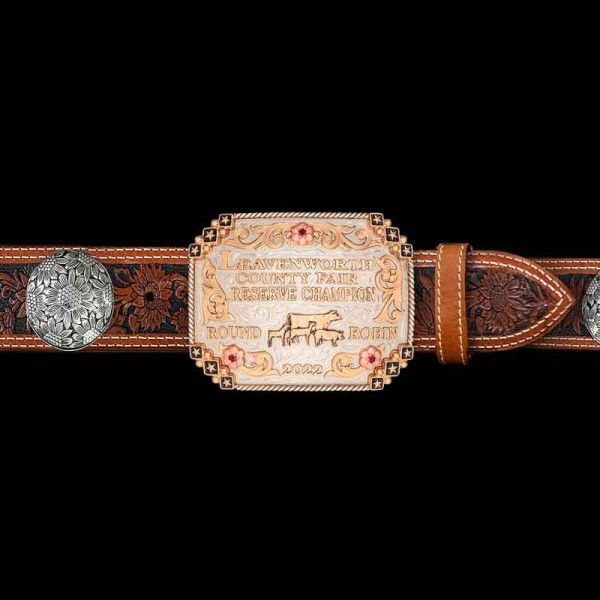 Willow Concho Leather Belt